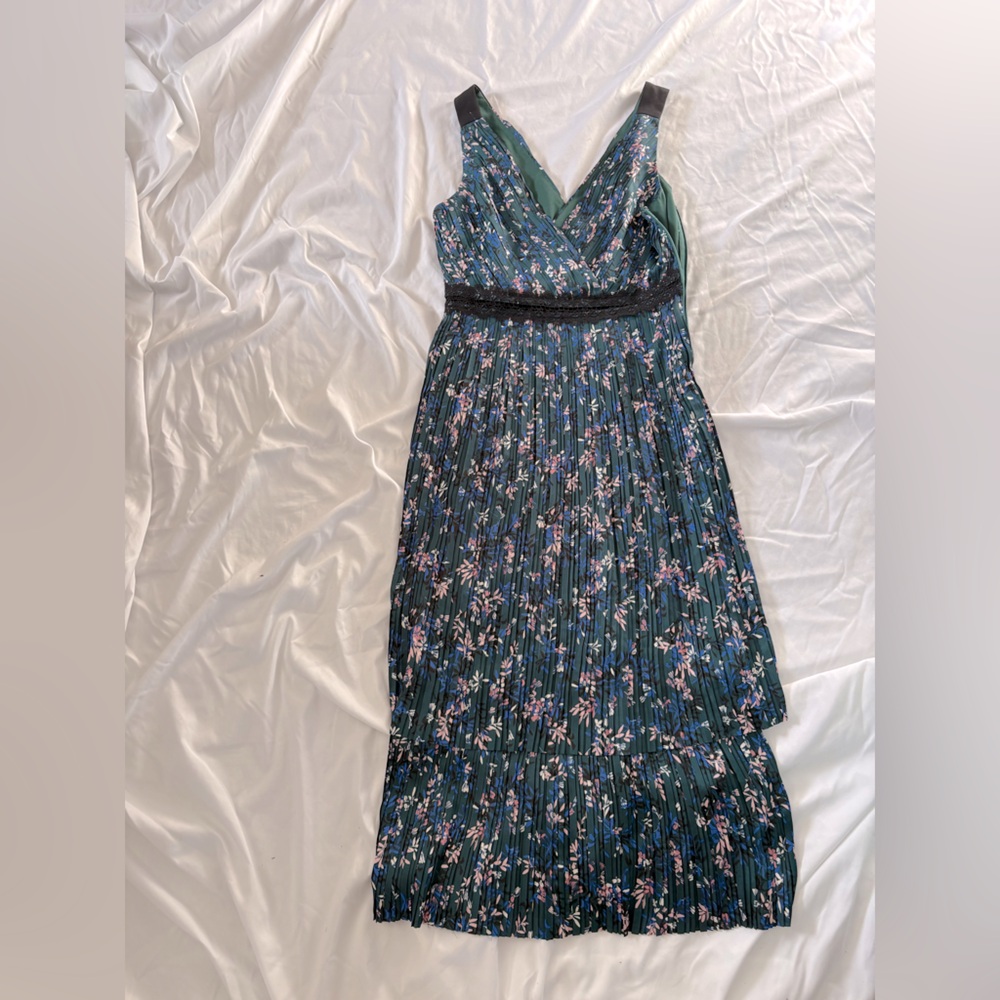 Banana Republic Green Wedding Guest Dress